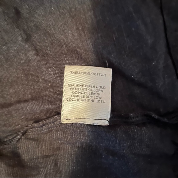 Brooklyn Industries black shirt dress shirt sleeved size medium - Picture 6 of 8